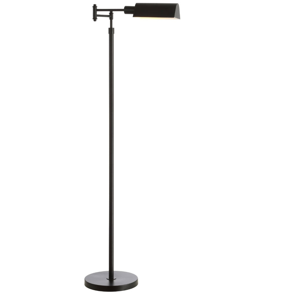 Safavieh WATSON, Adjustable 55-65 Inch Oil Rubbed Bronze Iron Floor Lamp for Elegant Ambient Lighting FLL4064A