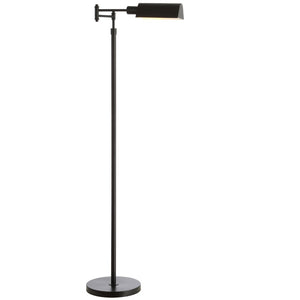 Safavieh WATSON, Adjustable 55-65 Inch Oil Rubbed Bronze Iron Floor Lamp for Elegant Ambient Lighting FLL4064A