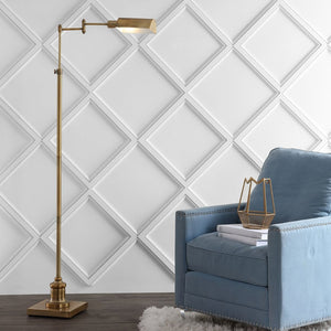 Safavieh BRIGGS, Adjustable Brass and Iron Floor Lamp - Stylish 55-65 Inch Lighting for Any Room Decor FLL4065A