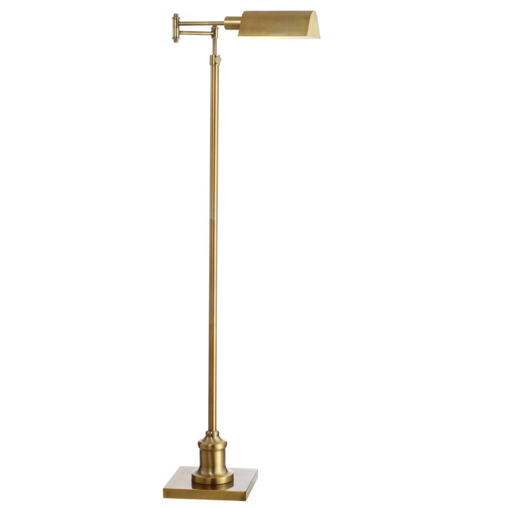 Safavieh BRIGGS, Adjustable Brass and Iron Floor Lamp - Stylish 55-65 Inch Lighting for Any Room Decor FLL4065A