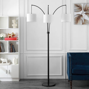 Safavieh PRINA, 80.5 Inch Bronze Iron/Marble Floor Lamp - Elegant Statement Piece for Modern Interiors FLL4070A
