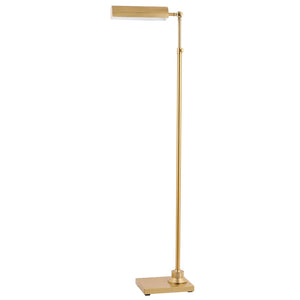 Safavieh RENLA, Adjustable Brass and Iron Extendable Floor Lamp for Stylish, Space-Saving Illumination FLL4072A