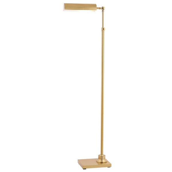 Safavieh RENLA, Adjustable Brass and Iron Extendable Floor Lamp for Stylish, Space-Saving Illumination FLL4072A