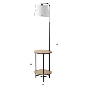 Safavieh HENLEY, 63-Inch Matte Black Iron Floor Lamp - Modern Minimalist Design for Any Room’s Ambiance FLL4080A