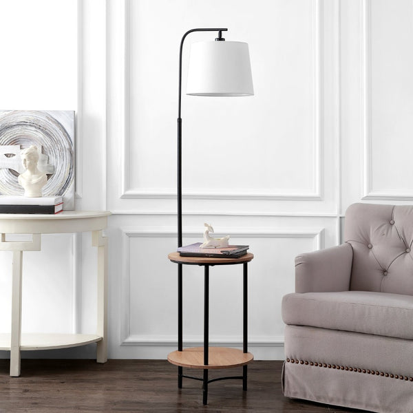 Safavieh HENLEY, 63-Inch Matte Black Iron Floor Lamp - Modern Minimalist Design for Any Room’s Ambiance FLL4080A