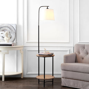 Safavieh HENLEY, 63-Inch Matte Black Iron Floor Lamp - Modern Minimalist Design for Any Room’s Ambiance FLL4080A