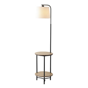 Safavieh HENLEY, 63-Inch Matte Black Iron Floor Lamp - Modern Minimalist Design for Any Room’s Ambiance FLL4080A