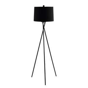 Safavieh PARSEN, PARSEN 61.5 Inch Black Iron Floor Lamp - Modern Minimalist Design for Stylish Ambient Lighting FLL4084A