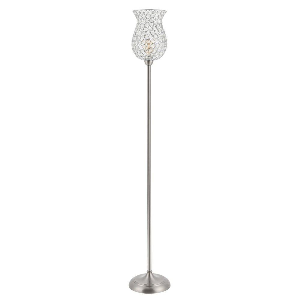 Safavieh RICKY, 70-Inch Nickel Iron Floor Lamp – Modern Slim Profile for Ambient Lighting in Any Room FLL4089A