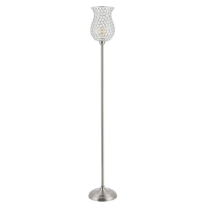 Safavieh RICKY, 70-Inch Nickel Iron Floor Lamp – Modern Slim Profile for Ambient Lighting in Any Room FLL4089A