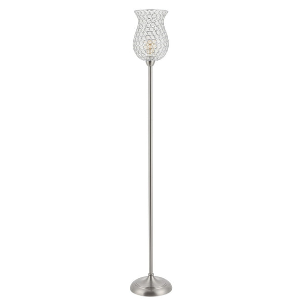 Safavieh RICKY, 70-Inch Nickel Iron Floor Lamp – Modern Slim Profile for Ambient Lighting in Any Room FLL4089A