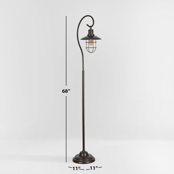 Safavieh ARCHIE, 68-Inch Oil Rubbed Bronze Iron Floor Lamp - Elegant Ambient Lighting for Any Space FLL4090A