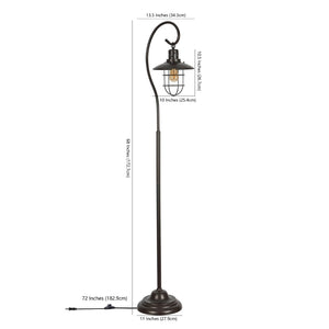 Safavieh ARCHIE, 68-Inch Oil Rubbed Bronze Iron Floor Lamp - Elegant Ambient Lighting for Any Space FLL4090A