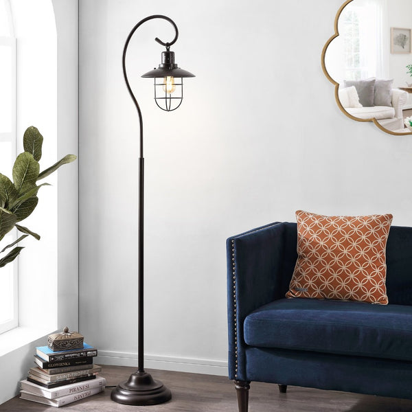 Safavieh ARCHIE, 68-Inch Oil Rubbed Bronze Iron Floor Lamp - Elegant Ambient Lighting for Any Space FLL4090A