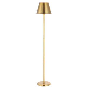 Safavieh ASHER, 60-Inch Brass Iron Floor Lamp - Elegant, Durable Lighting for Living Rooms & Bedrooms FLL4094A