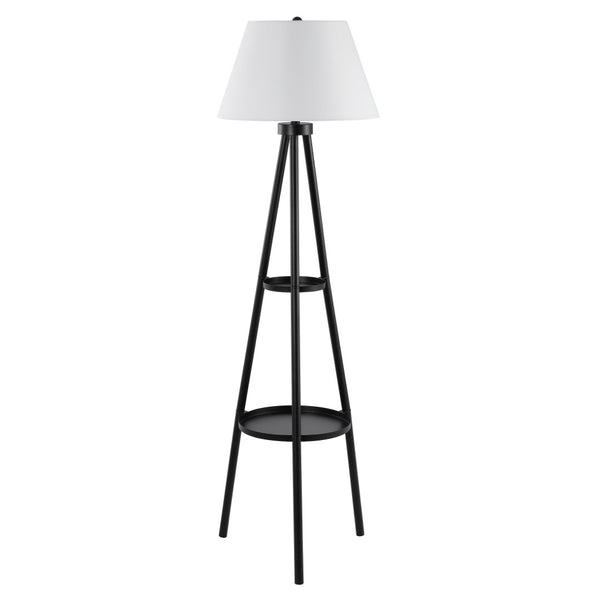 Safavieh DOREA, 63-Inch Black Metal Floor Lamp - Minimalist Design for Modern Homes & Cozy Ambiance Lighting FLL4107A