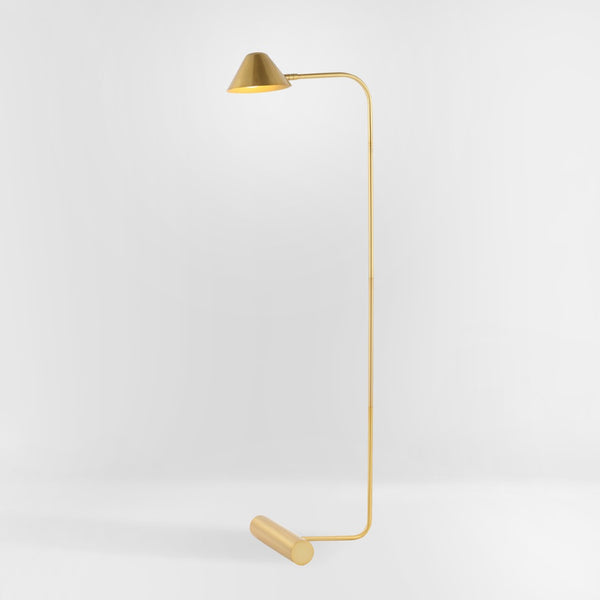 Safavieh LAVERNE, 62-Inch Brass & Iron Floor Lamp - Elegant Ambient Lighting for Modern and Classic Décor FLL4113A