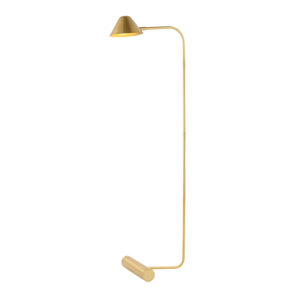 Safavieh LAVERNE, 62-Inch Brass & Iron Floor Lamp - Elegant Ambient Lighting for Modern and Classic Décor FLL4113A
