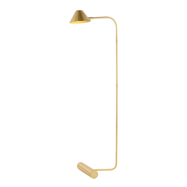 Safavieh LAVERNE, 62-Inch Brass & Iron Floor Lamp - Elegant Ambient Lighting for Modern and Classic Décor FLL4113A