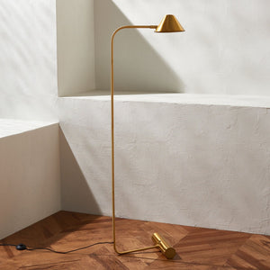 Safavieh LAVERNE, 62-Inch Brass & Iron Floor Lamp - Elegant Ambient Lighting for Modern and Classic Décor FLL4113A