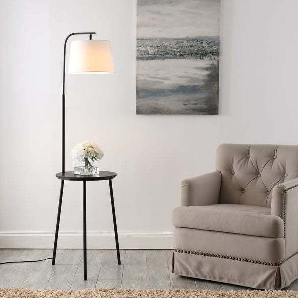 Safavieh EION, 61.5-Inch Sleek Black Floor Lamp for Modern Spaces – Minimalist Design & Versatile Lighting Solutions FLL4116A