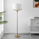 Safavieh Elaria Floor Lamp Gold Metal FLL4117B