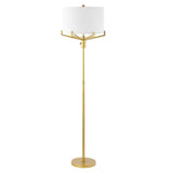 Safavieh Elaria Floor Lamp Gold Metal FLL4117B