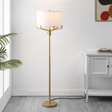 Safavieh Elaria Floor Lamp Gold Metal FLL4117B