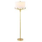 Safavieh Elaria Floor Lamp Gold Metal FLL4117B