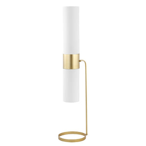 Safavieh FIERRO, Modern Industrial 2-Light Floor Lamp for Living Room or Study - Elegant Iron Design Gold FLL4120B
