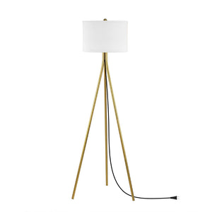 Safavieh GALILEA, 61-Inch Gold Iron Floor Lamp – Elegant Minimalist Design for Warm Ambient Lighting & Style FLL4121B