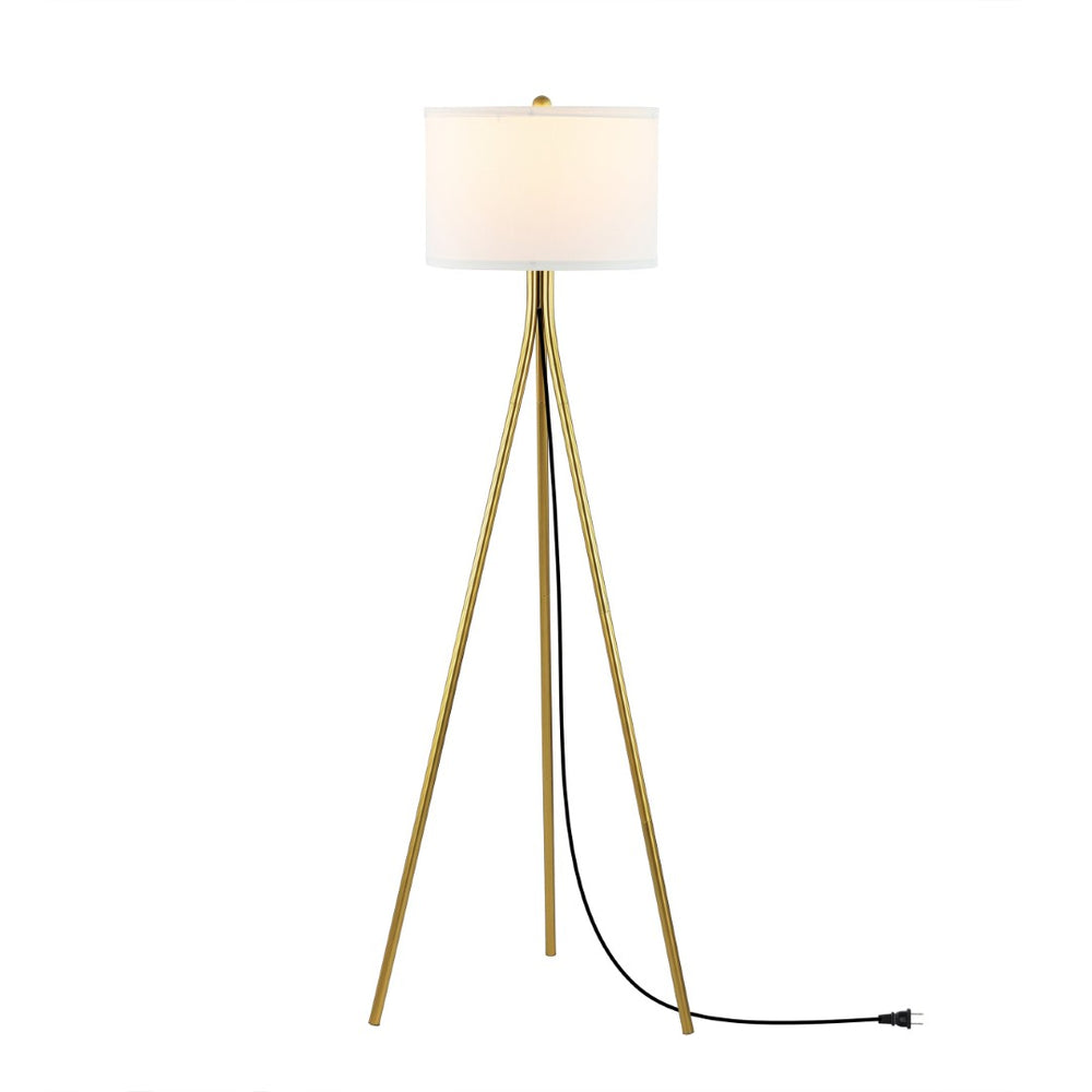 Safavieh GALILEA, 61-Inch Gold Iron Floor Lamp – Elegant Minimalist Design for Warm Ambient Lighting & Style FLL4121B