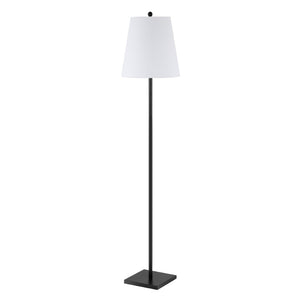 Safavieh GERALT, Sleek 69-Inch Iron Floor Lamp for Modern Spaces - Ambient Lighting and Minimalist Design Black FLL4123A