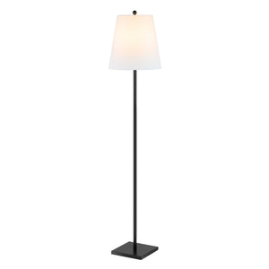 Safavieh GERALT, Sleek 69-Inch Iron Floor Lamp for Modern Spaces - Ambient Lighting and Minimalist Design Black FLL4123A