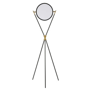 Safavieh RANA, 60.75-Inch Elegant Black & Gold Iron Floor Lamp - Modern Minimalist Design for Any Space FLL4129A