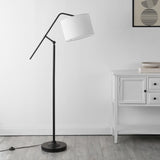 Safavieh Newbrook 62.5 Inch Floor Lamp Black Metal FLL4131A