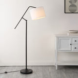 Safavieh Newbrook 62.5 Inch Floor Lamp Black Metal FLL4131A