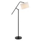 Safavieh Newbrook 62.5 Inch Floor Lamp Black Metal FLL4131A