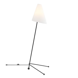 Safavieh Norrie, 63-inch Black Metal Floor Lamp - Modern Elegance With Fabric Shade For Home Décor Style Black Metal Body ,Fabric Shade Fll4143a