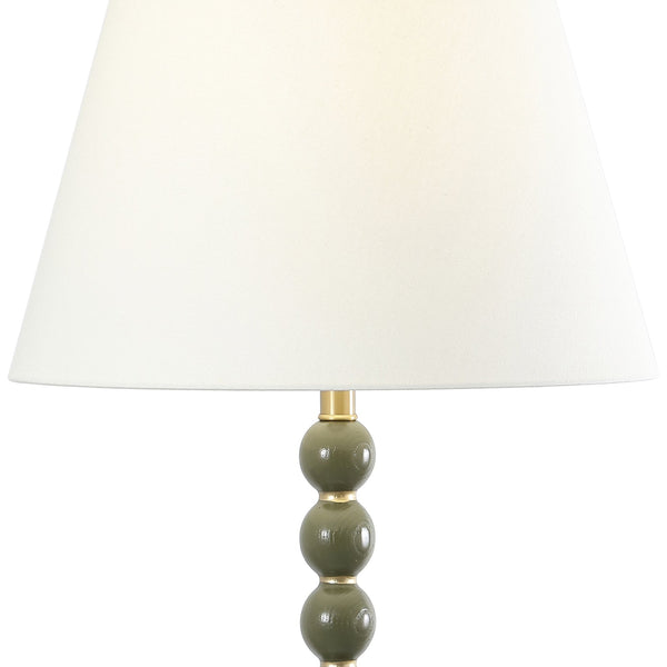 Safavieh Callie, 66 Inch Green And Gold Resin Floor Lamp – Elegant Lighting For Cozy Reading And Decor Style Green ,Gold Resin Body ,Fabric Shade Fll4146a
