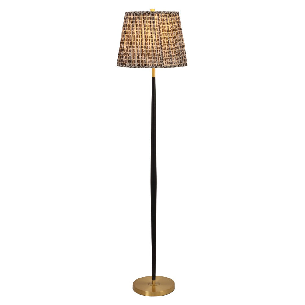 Safavieh CARLYLE, 66-Inch Black and Brass Metal Floor Lamp - Sophisticated Design for Living Room & Office FLL4147A