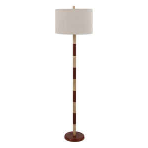 Safavieh Suzy, 63.5-Inches Resin Floor Lamp In Cream & Brown — Sculptural Ambient Lighting For Living Rooms And Nooks FLL4148A