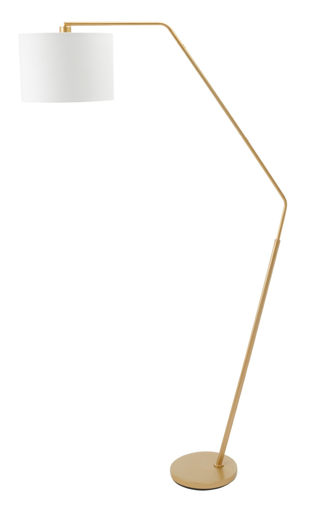 Safavieh ELIS, 76-Inch Gold Metal Floor Lamp - Stylish Sculptural Design for Modern & Classic Interiors FLL7000A