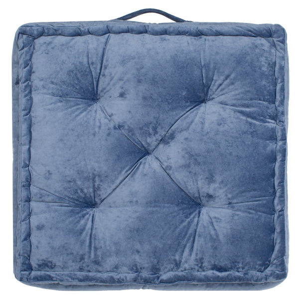 Safavieh BELIA Floor Pillow - Casual Comfort and Contemporary Style for Versatile Home Lounging and Seating Blue FLP1001A