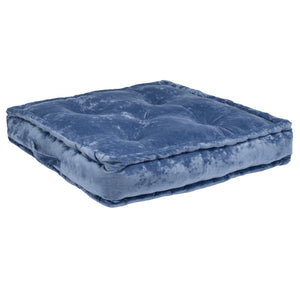 Safavieh BELIA Floor Pillow - Casual Comfort and Contemporary Style for Versatile Home Lounging and Seating Blue FLP1001A