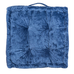 Safavieh BELIA Floor Pillow - Casual Comfort and Contemporary Style for Versatile Home Lounging and Seating Blue FLP1001A