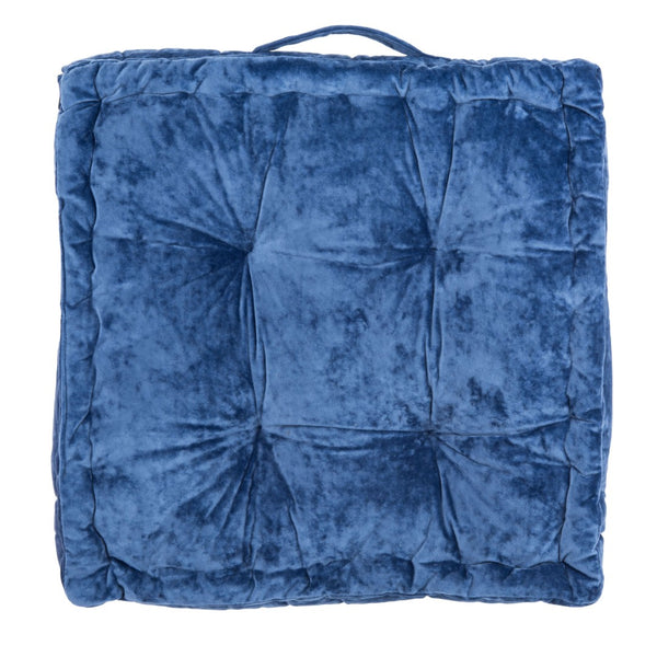 Safavieh BELIA Floor Pillow - Casual Comfort and Contemporary Style for Versatile Home Lounging and Seating Blue FLP1001A