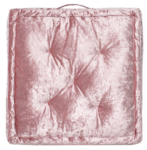 Safavieh BELIA Floor Pillow - Casual Comfort and Contemporary Style for Versatile Home Lounging and Seating Blush FLP1001B