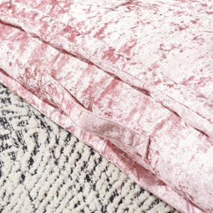 Safavieh BELIA Floor Pillow - Casual Comfort and Contemporary Style for Versatile Home Lounging and Seating Blush FLP1001B