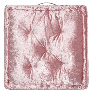 Safavieh BELIA Floor Pillow - Casual Comfort and Contemporary Style for Versatile Home Lounging and Seating Blush FLP1001B